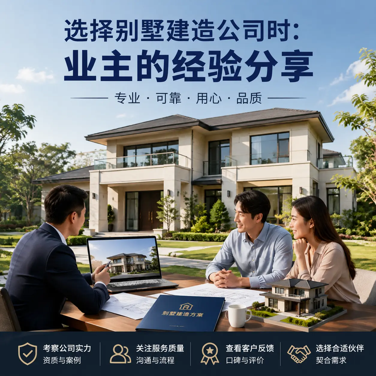 选择别墅建造公司时： 安徽 业主的经验分享