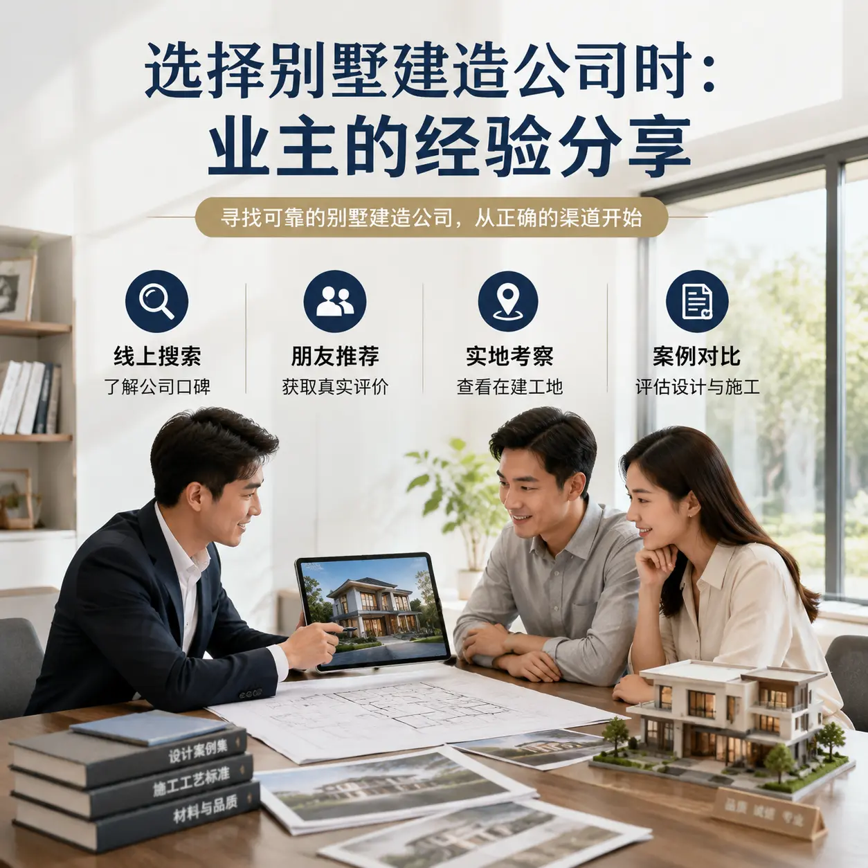 选择别墅建造公司时： 安徽 业主的经验分享