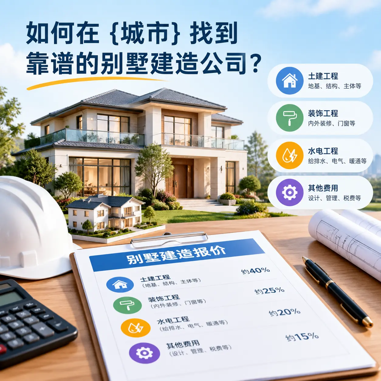 如何在 安徽 找到靠谱的别墅建造公司？