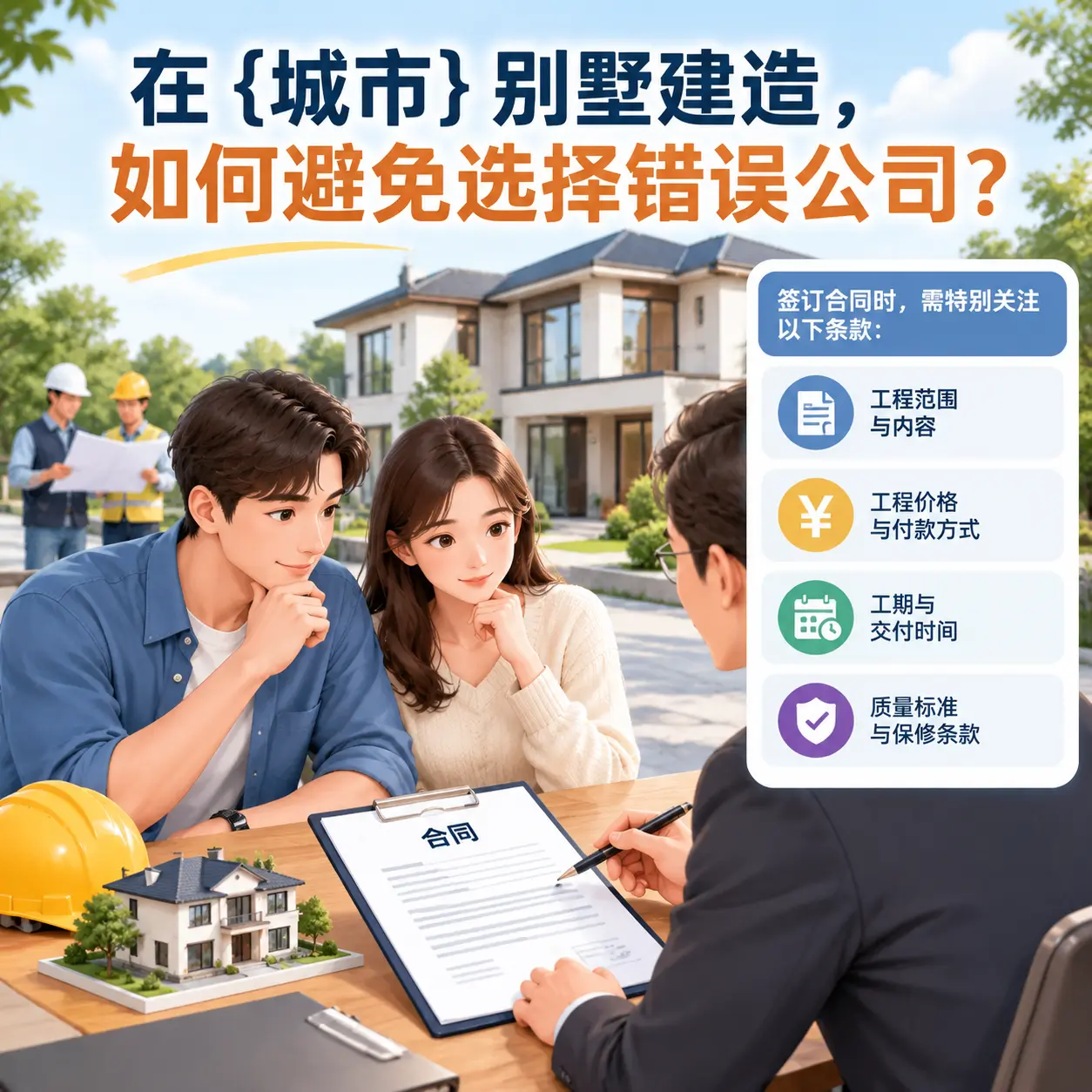 在 安徽 别墅建造，如何避免选择错误公司？