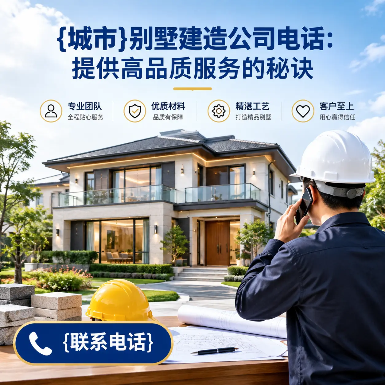 安徽别墅建造公司电话：提供高品质服务的秘诀