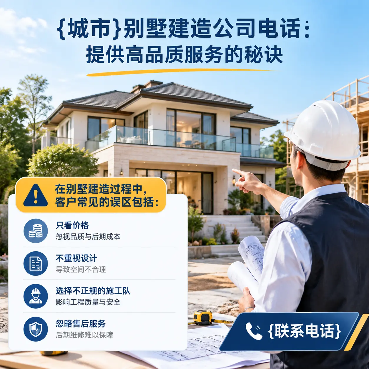 安徽别墅建造公司电话：提供高品质服务的秘诀