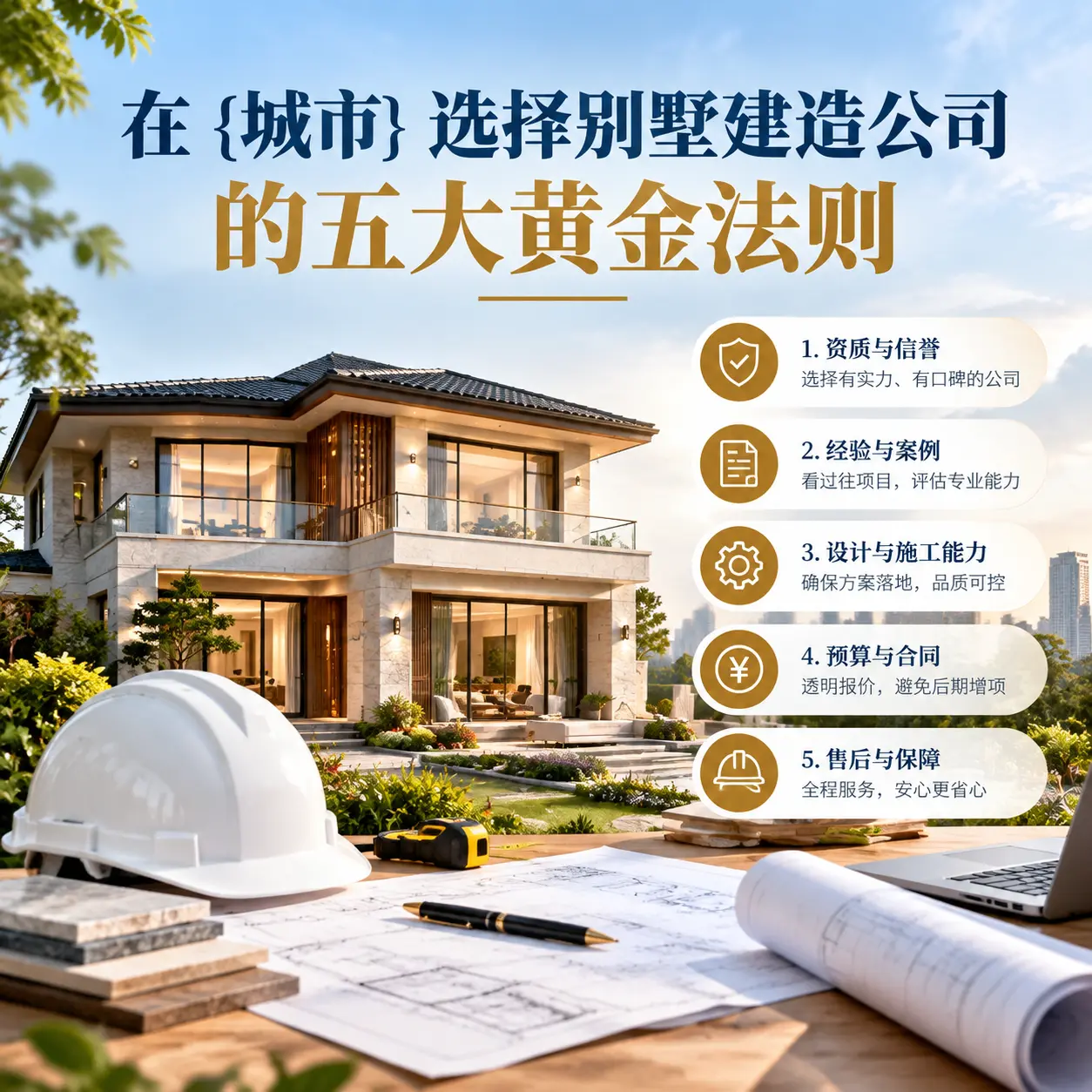 在 安徽 选择别墅建造公司的五大黄金法则