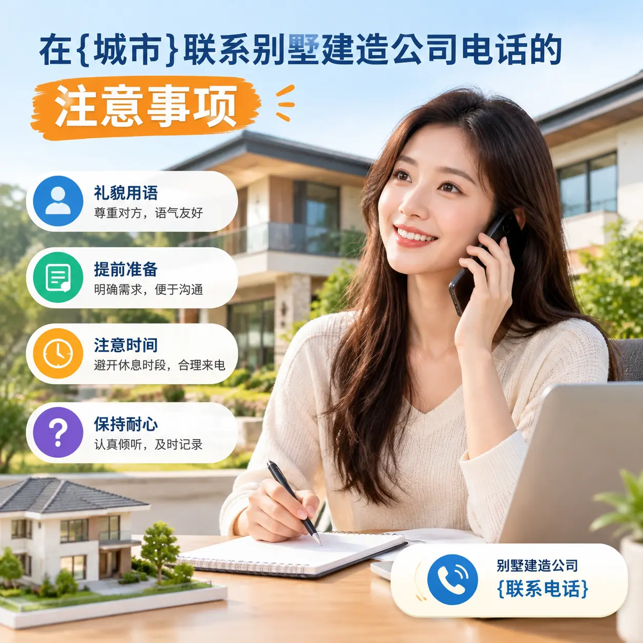 在安徽联系别墅建造公司电话的注意事项