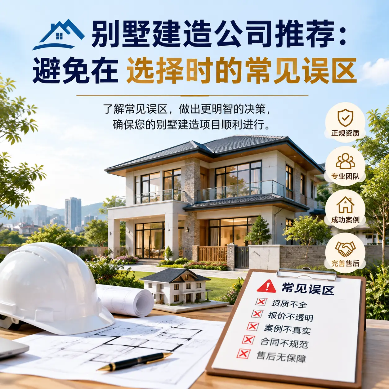 别墅建造公司推荐：避免在 安徽 选择时的常见误区