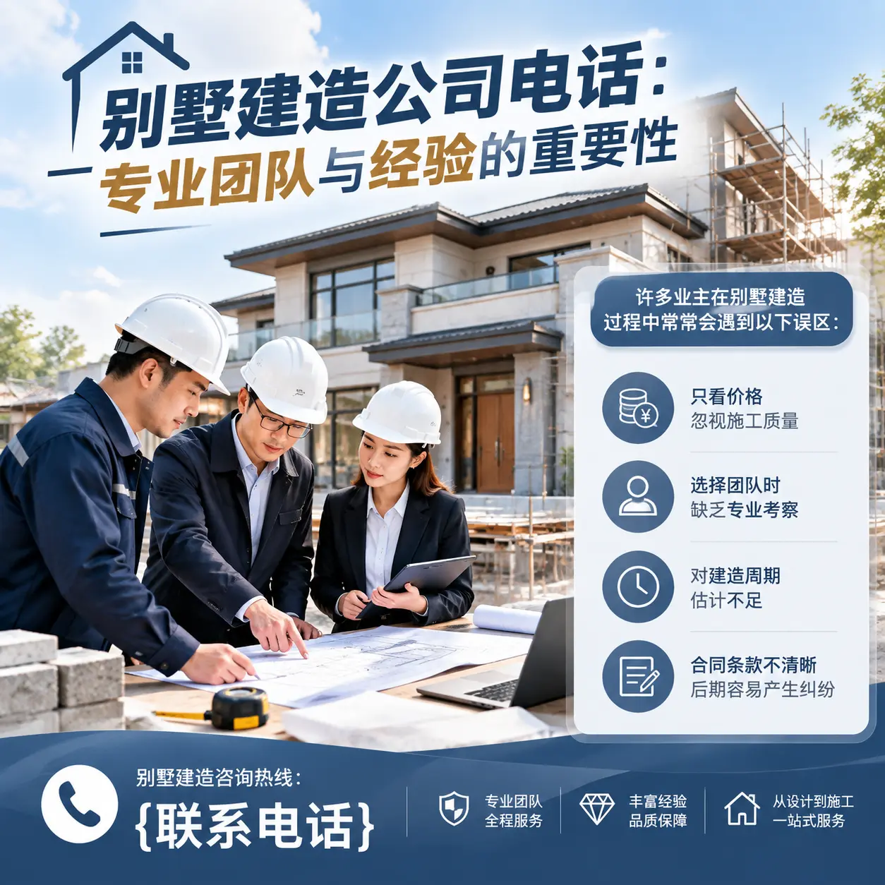安徽别墅建造公司电话：专业团队与经验的重要性