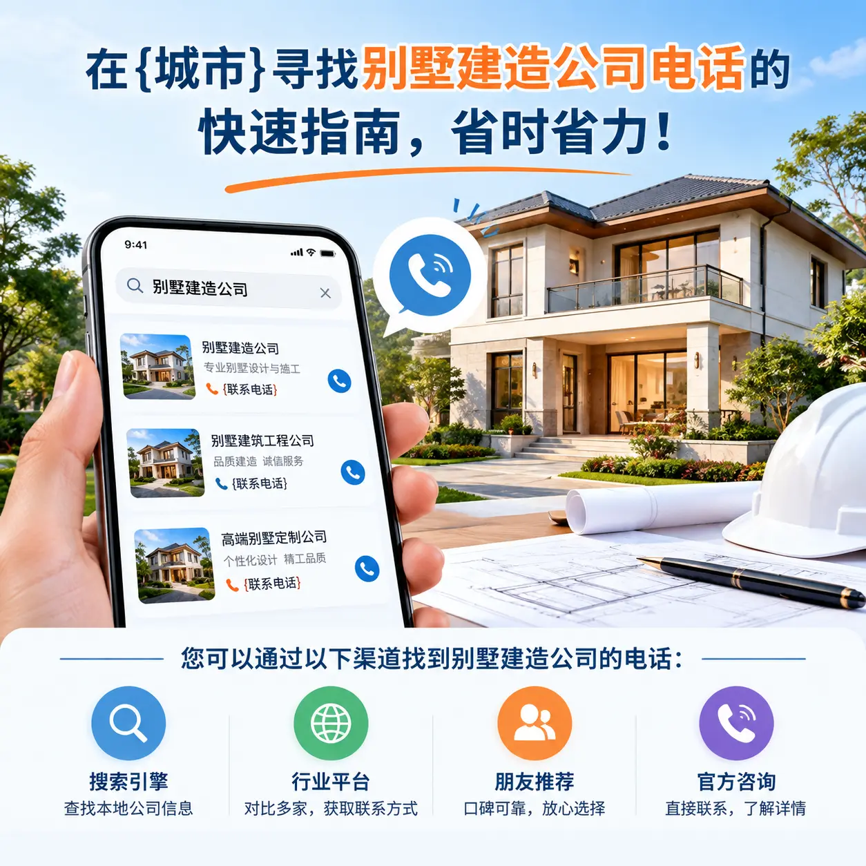在安徽寻找别墅建造公司电话的快速指南，省时省力！