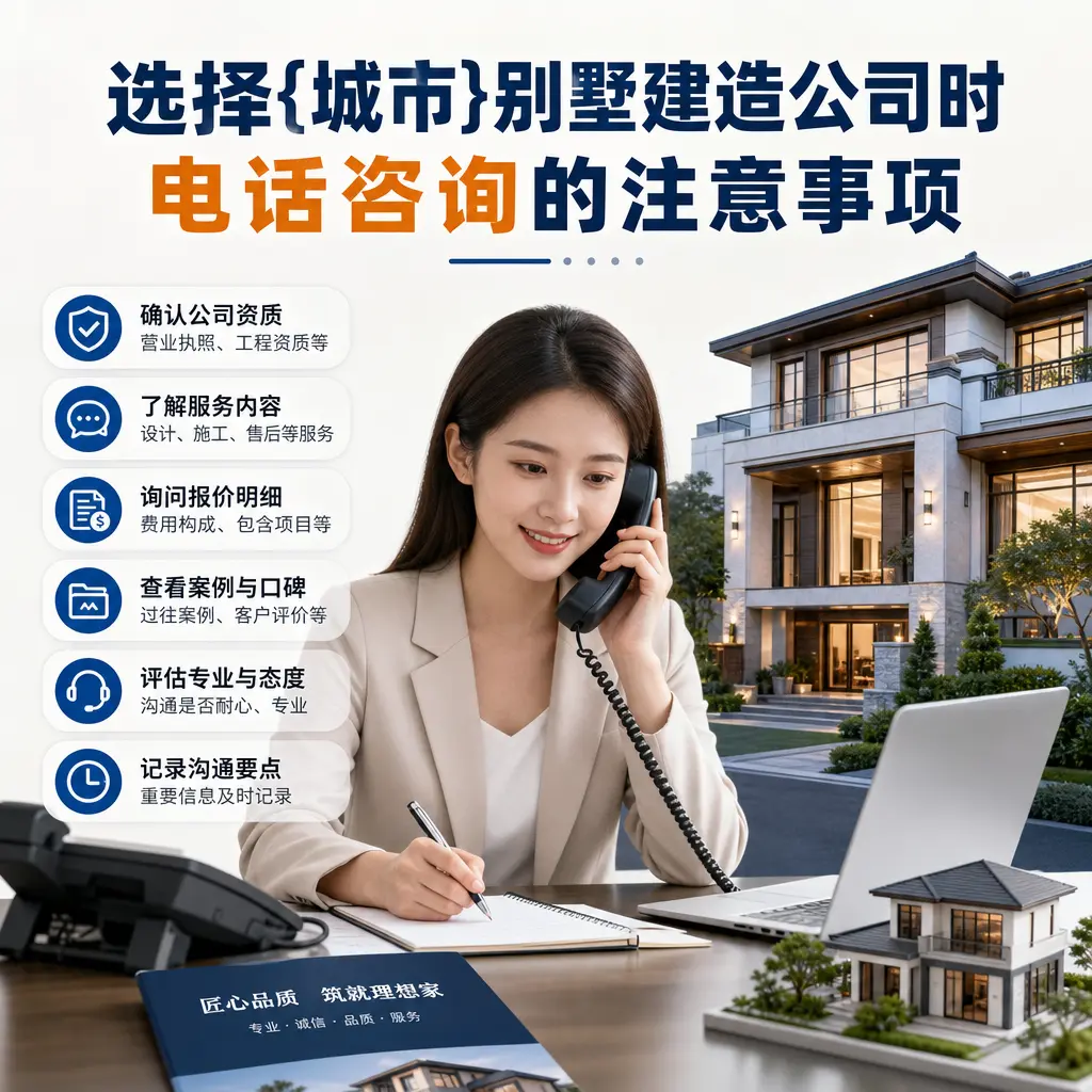 选择安徽别墅建造公司时，电话咨询的注意事项