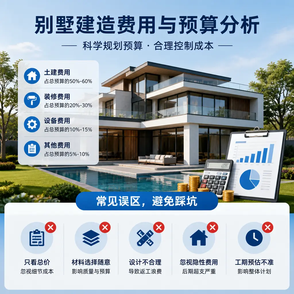 别墅建造公司推荐： 安徽 建造别墅的费用与预算分析