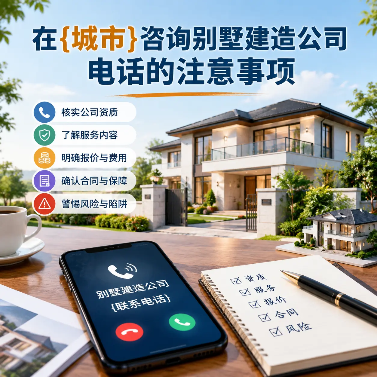 在安徽咨询别墅建造公司电话的注意事项
