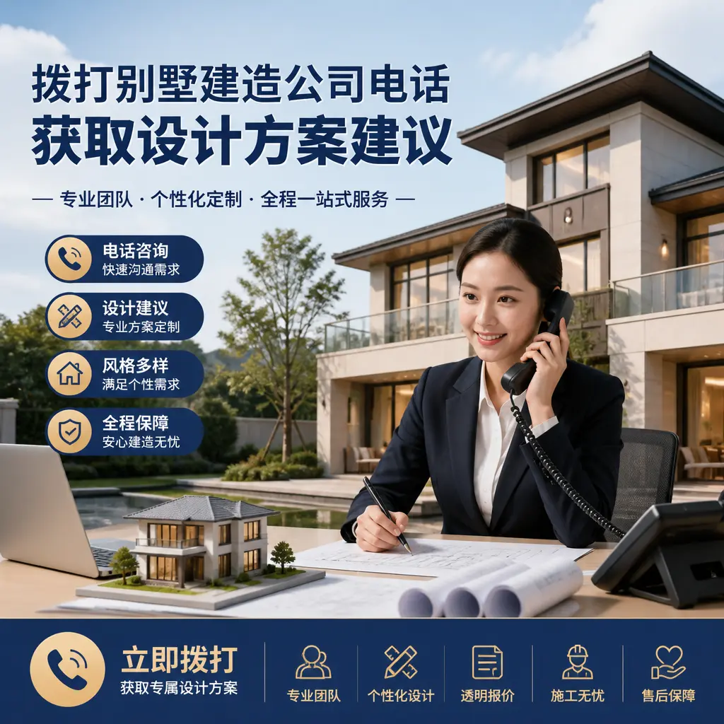 拨打安徽别墅建造公司电话，获取设计方案建议