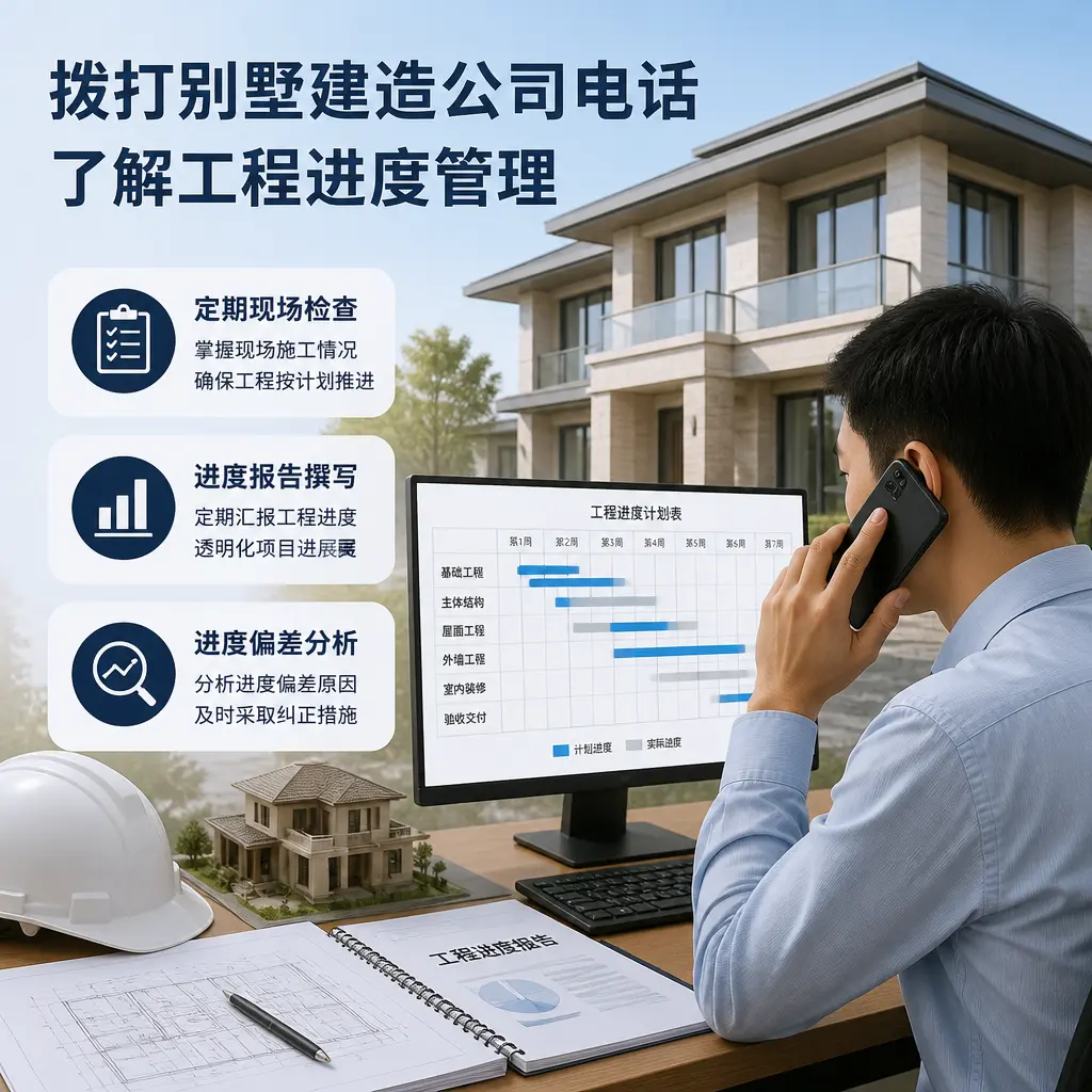 拨打安徽别墅建造公司电话，了解工程进度管理