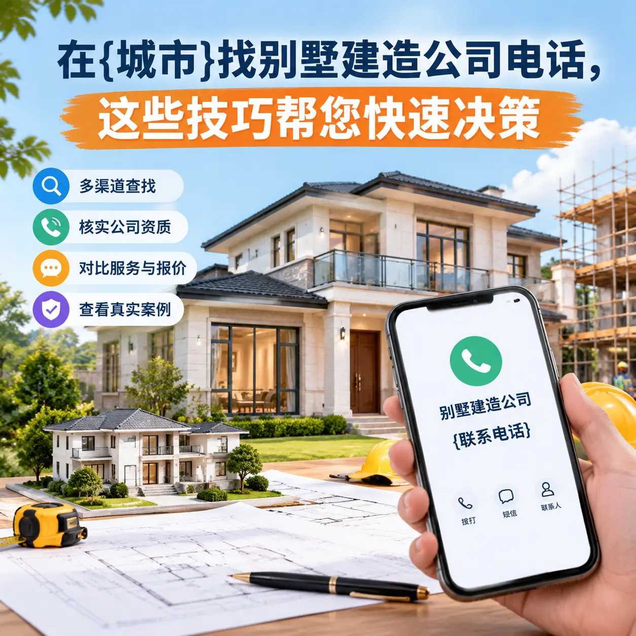 在安徽找别墅建造公司电话,这些技巧帮您快速决策