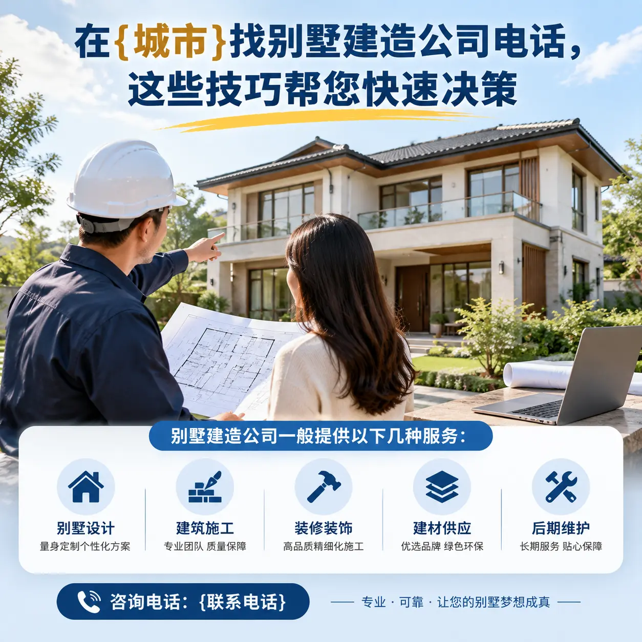 在安徽找别墅建造公司电话，这些技巧帮您快速决策