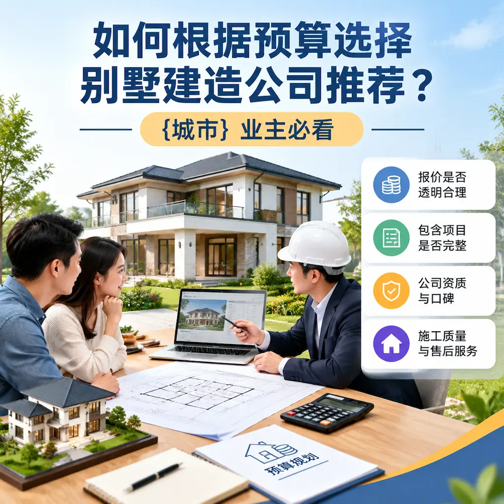 如何根据预算选择别墅建造公司推荐？ 安徽 业主必看