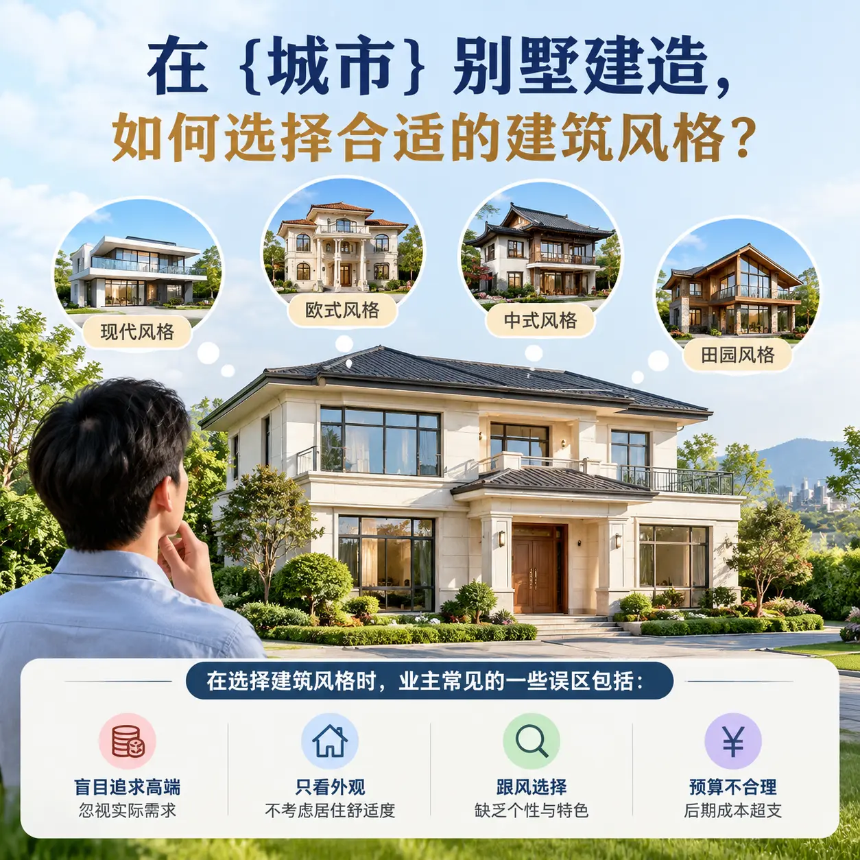 在 安徽 别墅建造，如何选择合适的建筑风格？