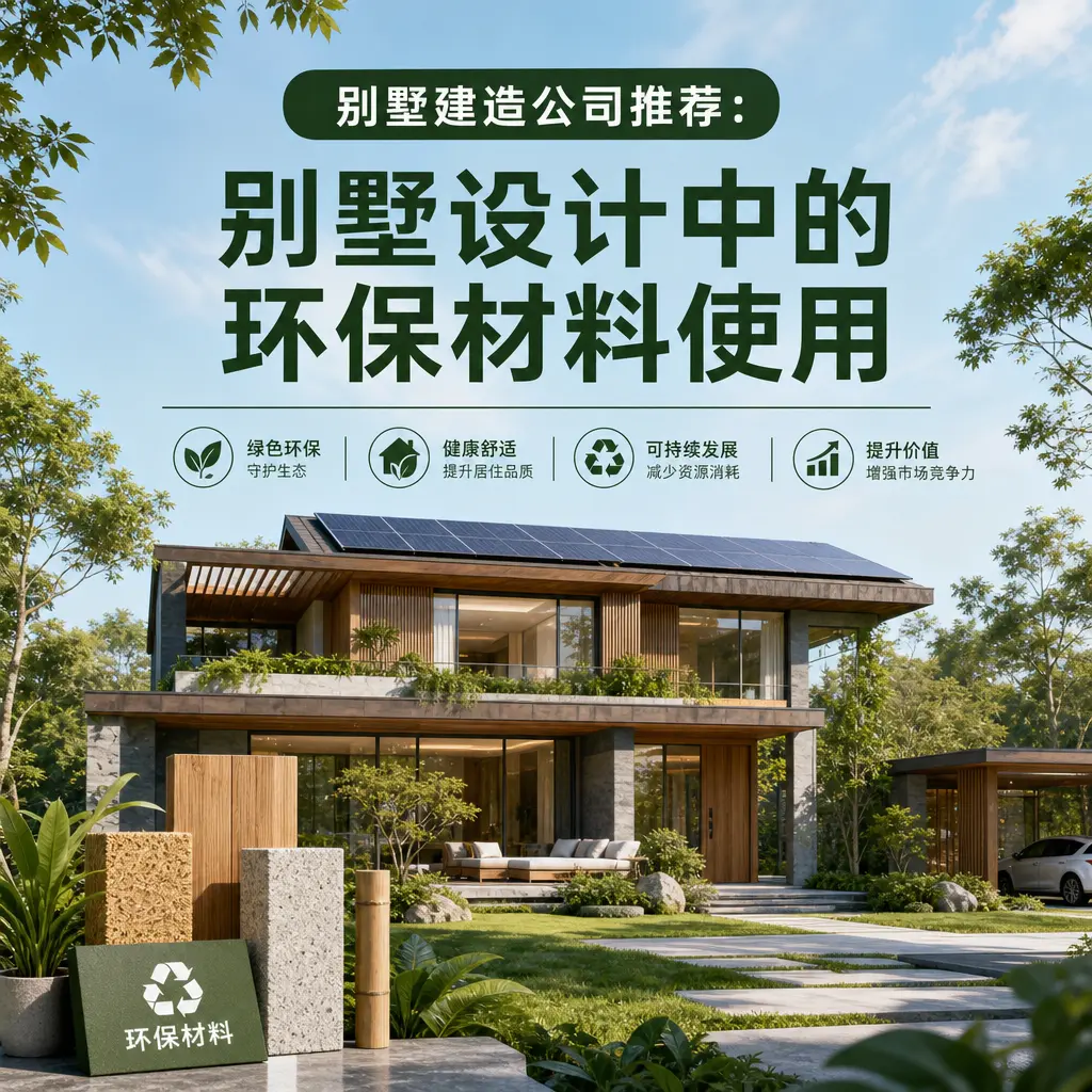 别墅建造公司推荐： 安徽 别墅设计中的环保材料使用